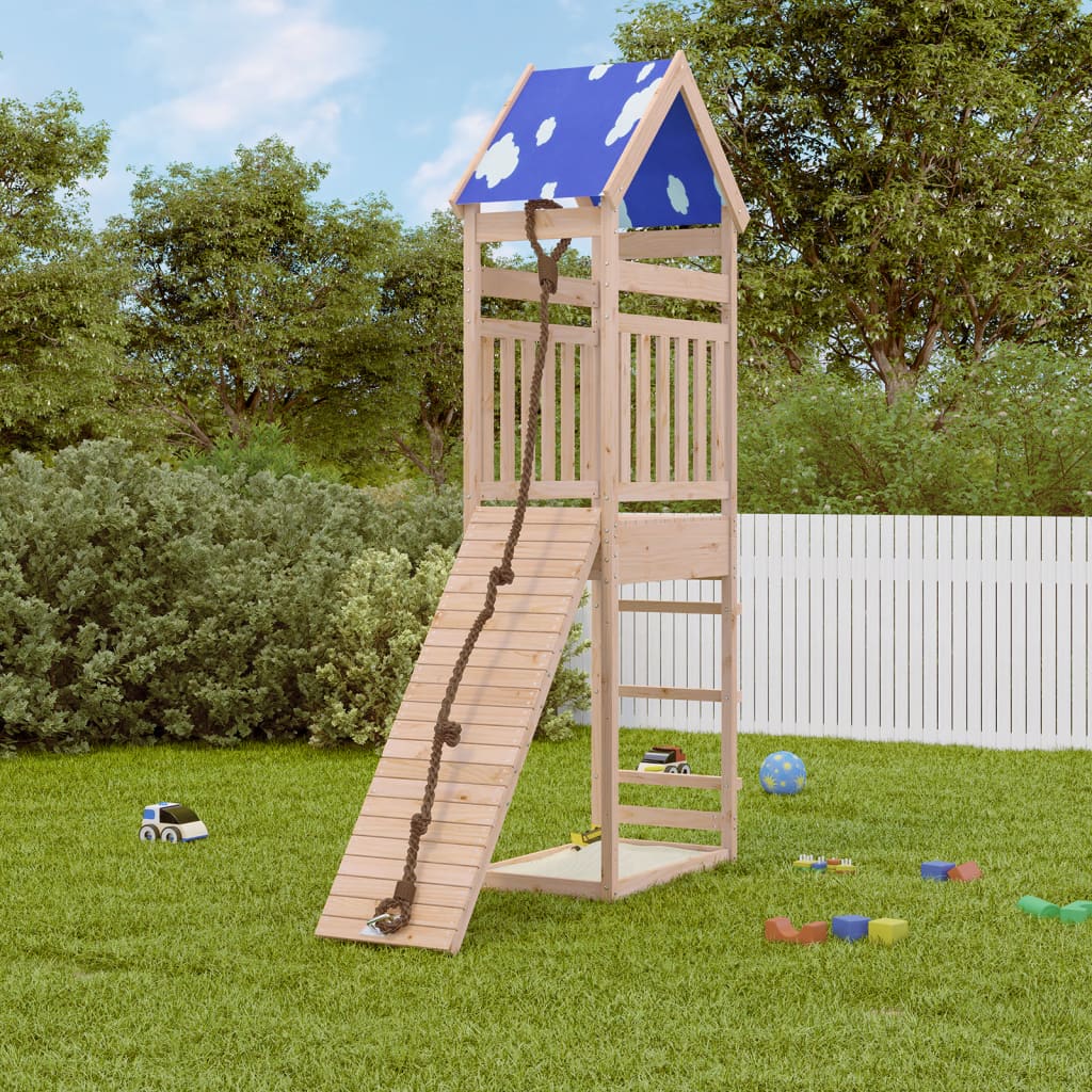 Outdoor Playset Solid Wood Pine