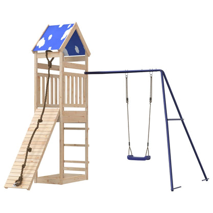 Outdoor Playset Solid Wood Pine