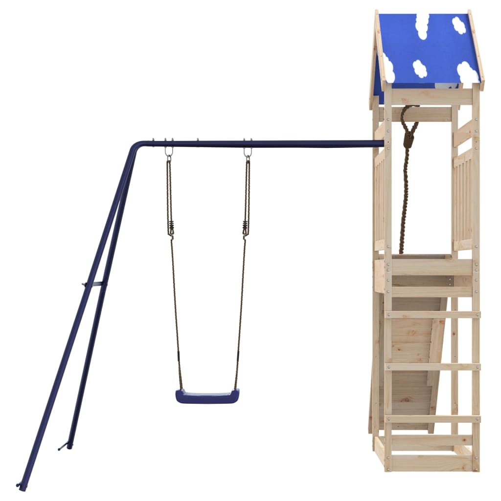 Outdoor Playset Solid Wood Pine