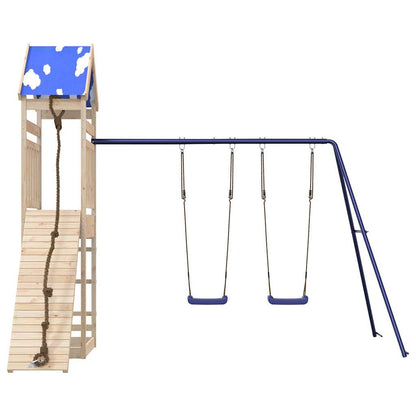 Outdoor Playset Solid Wood Pine