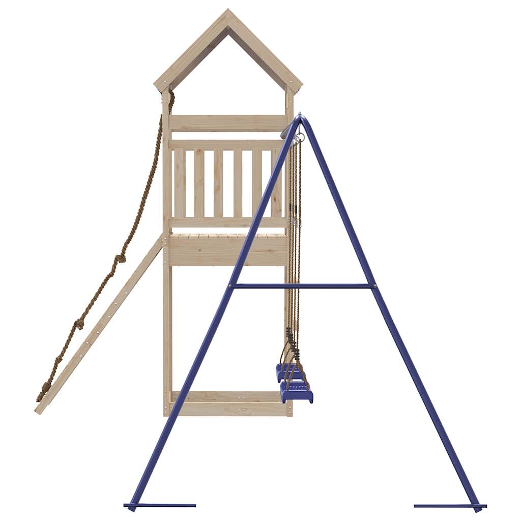 Outdoor Playset Solid Wood Pine