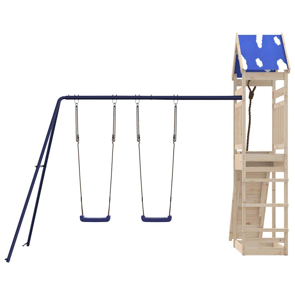 Outdoor Playset Solid Wood Pine