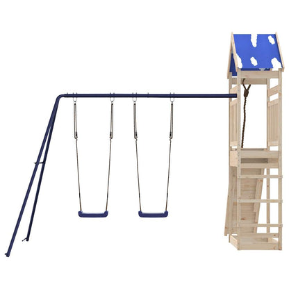 Outdoor Playset Solid Wood Pine