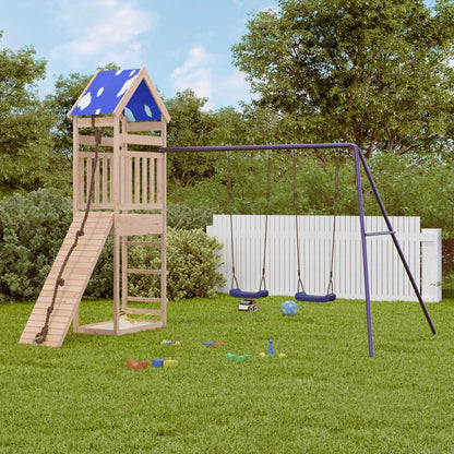 Outdoor Playset Solid Wood Pine