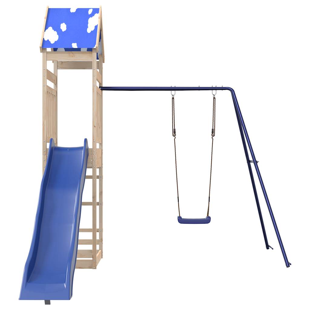 Outdoor Playset Solid Wood Pine