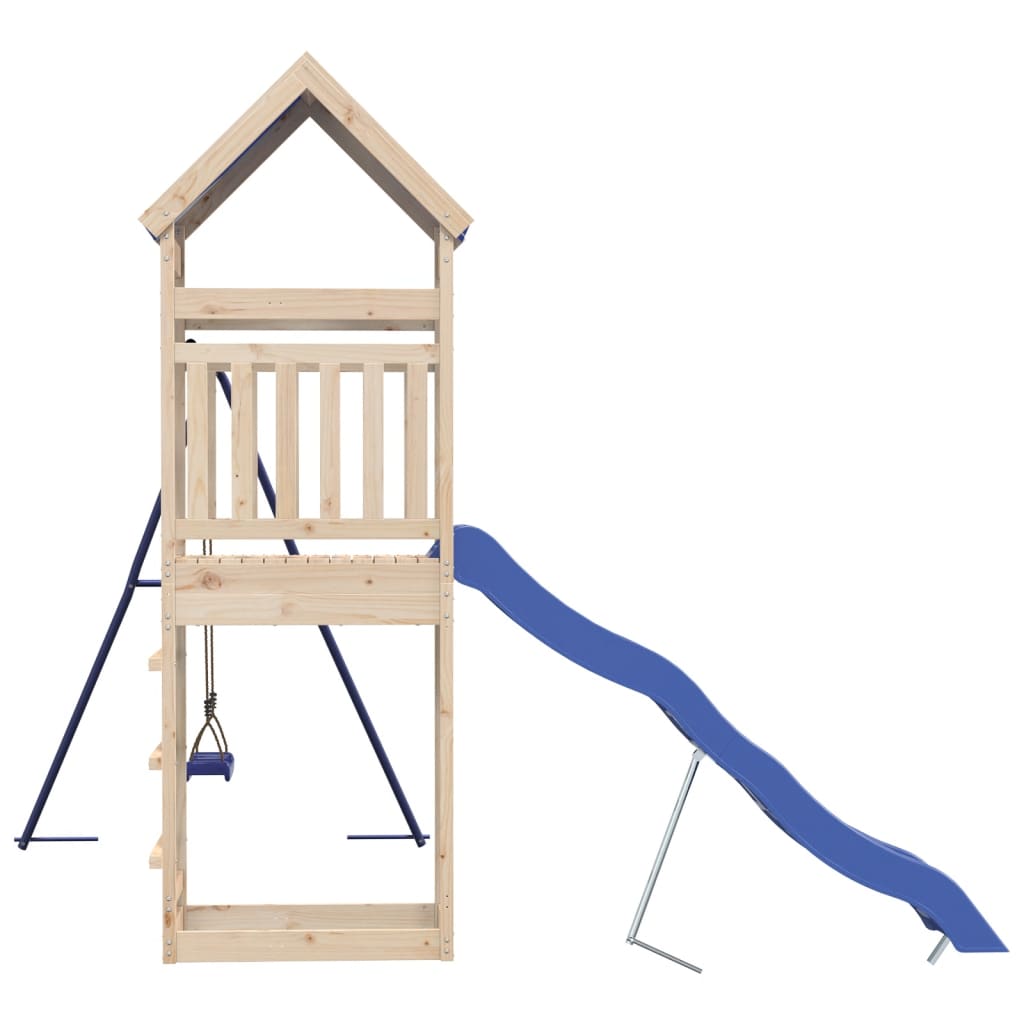 Outdoor Playset Solid Wood Pine