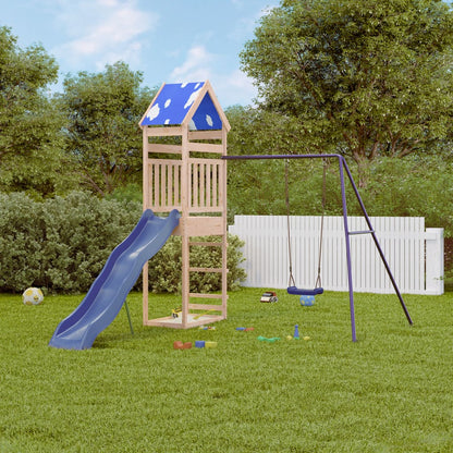 Outdoor Playset Solid Wood Pine