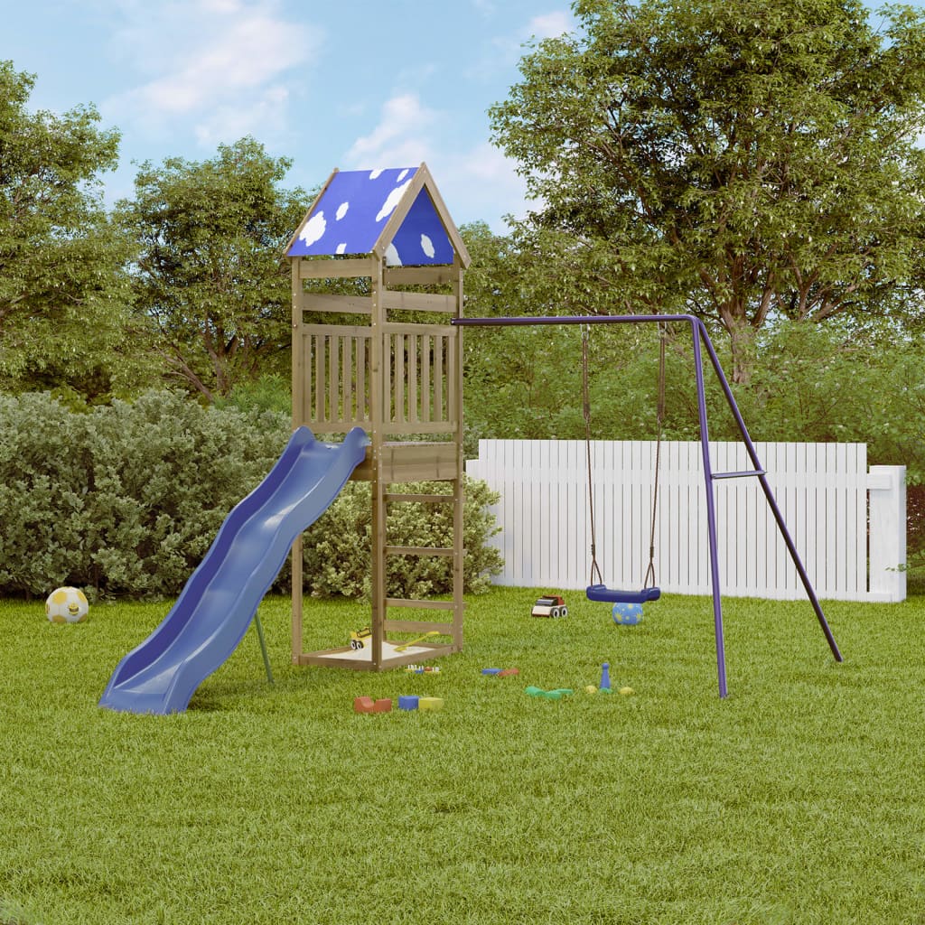 Outdoor Playset Impregnated Wood Pine