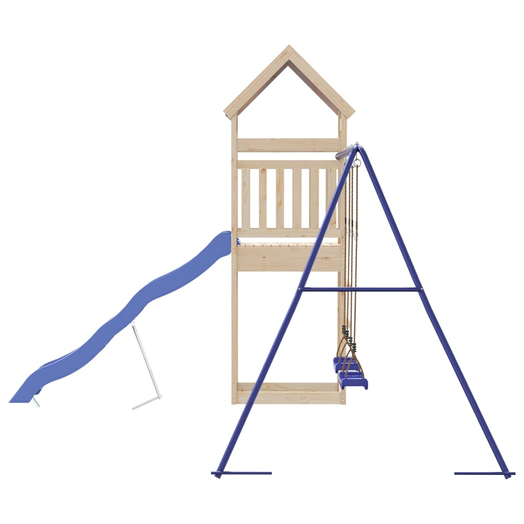 Outdoor Playset Solid Wood Pine