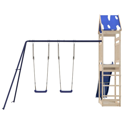 Outdoor Playset Solid Wood Pine