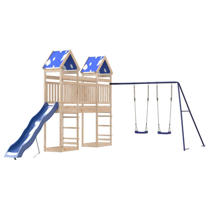 Outdoor Playset Solid Wood Pine