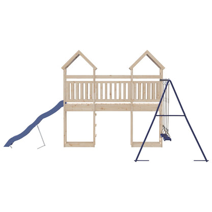 Outdoor Playset Solid Wood Pine