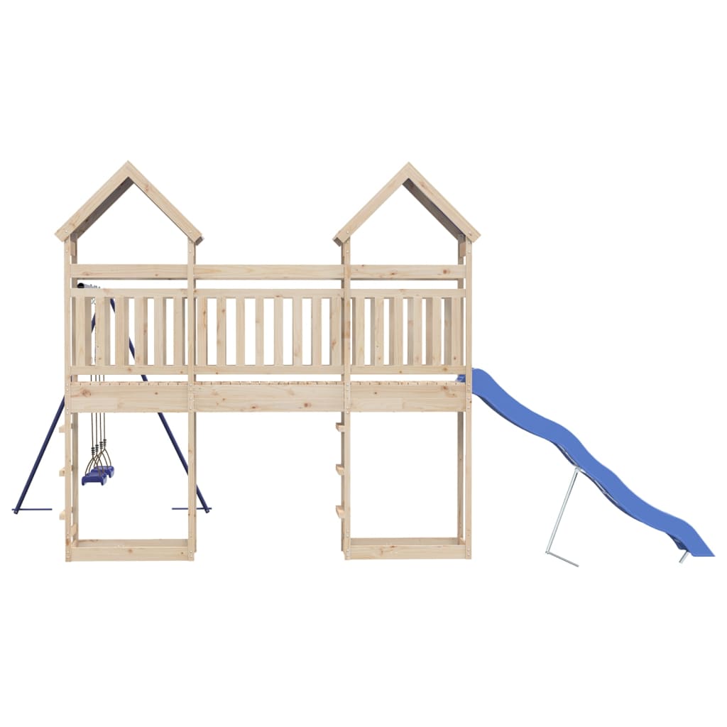 Outdoor Playset Solid Wood Pine