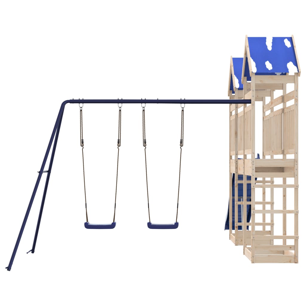 Outdoor Playset Solid Wood Pine