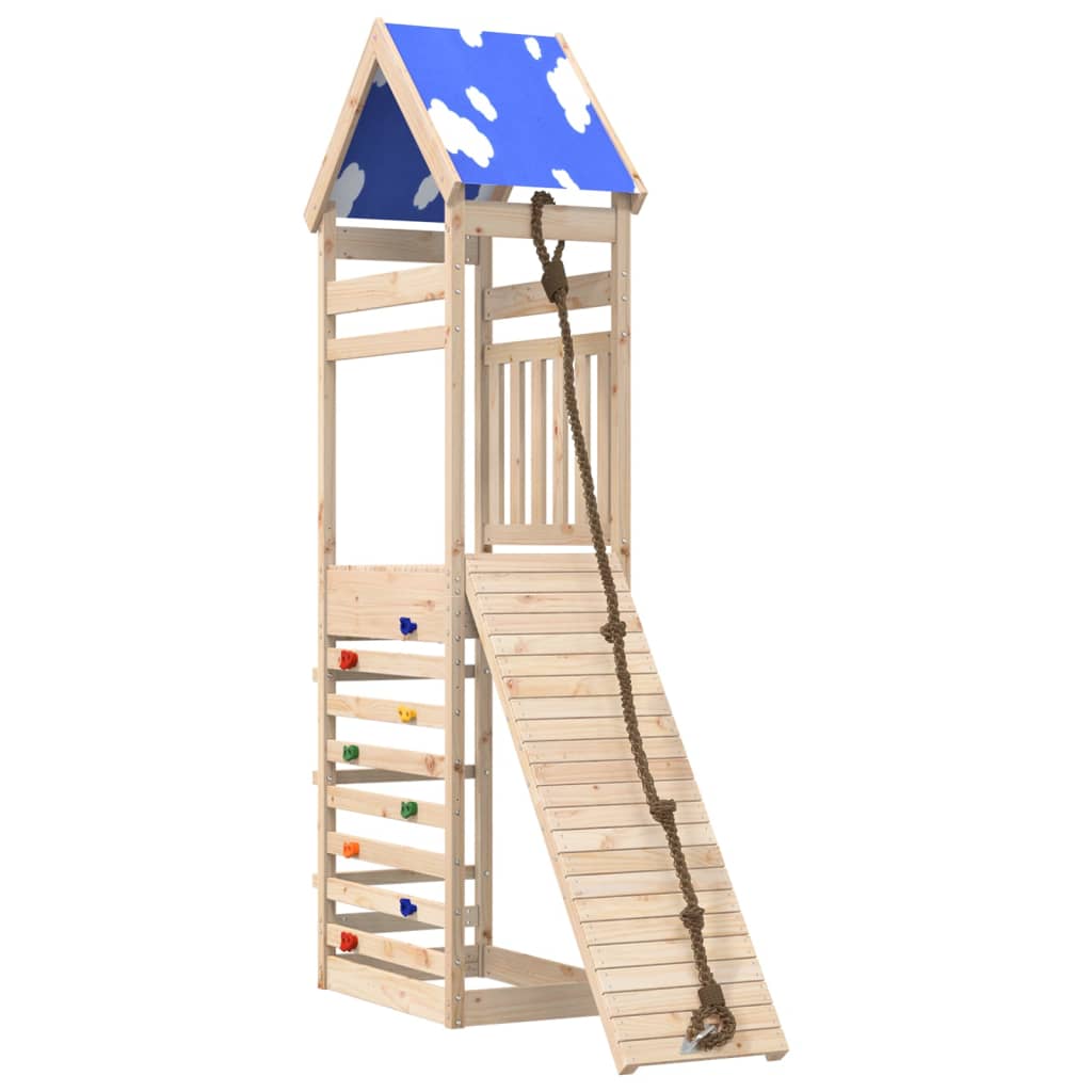 Outdoor Playset Solid Wood Pine