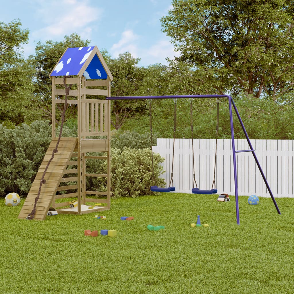 Outdoor Playset Impregnated Wood Pine