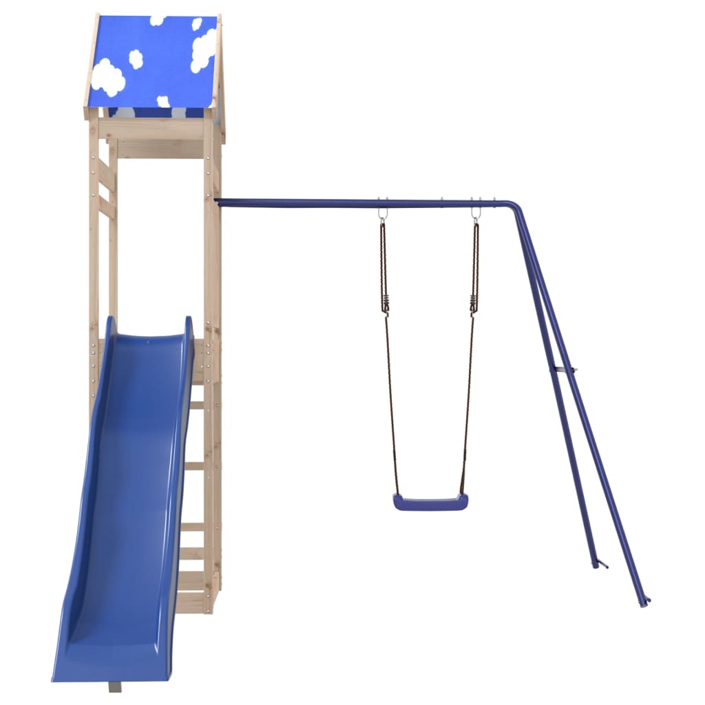 Outdoor Playset Solid Wood Pine