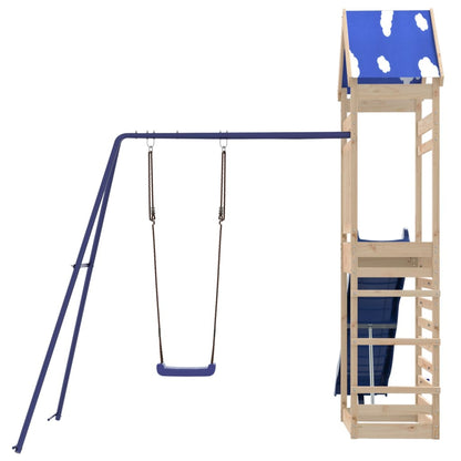 Outdoor Playset Solid Wood Pine