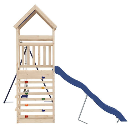 Outdoor Playset Solid Wood Pine