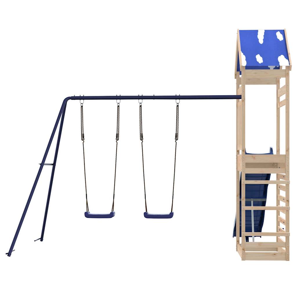 Outdoor Playset Solid Wood Pine