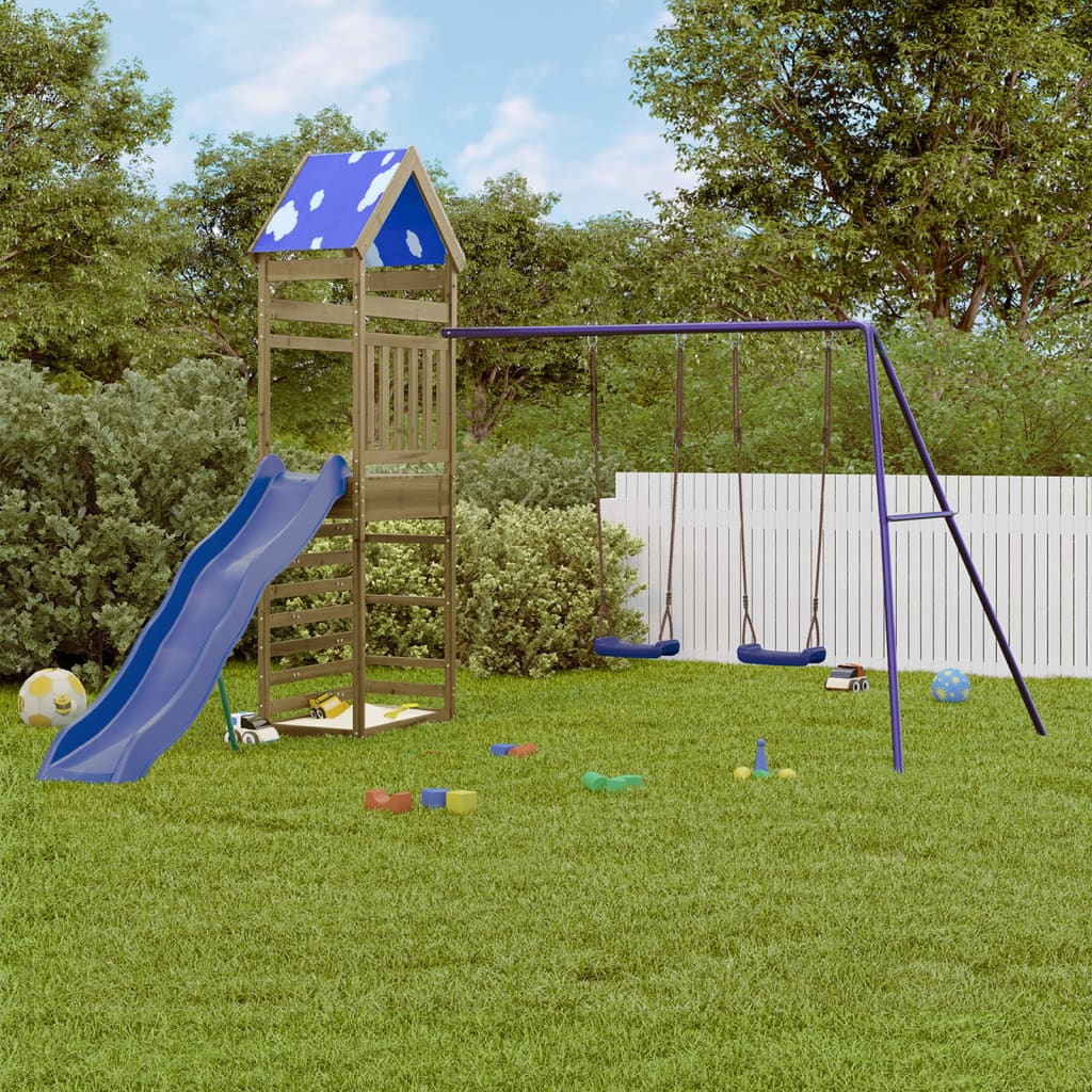 Outdoor Playset Impregnated Wood Pine