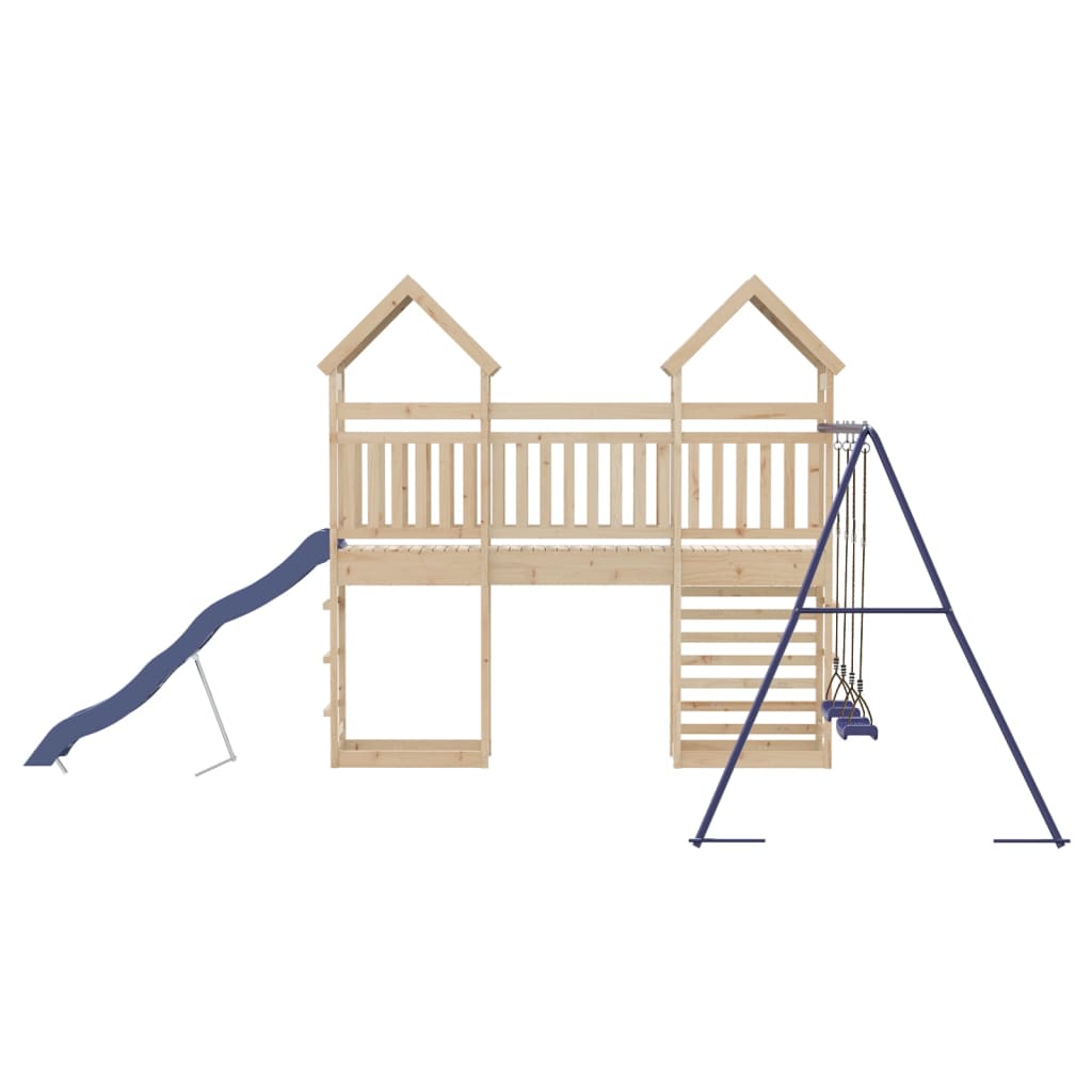 Outdoor Playset Solid Wood Pine