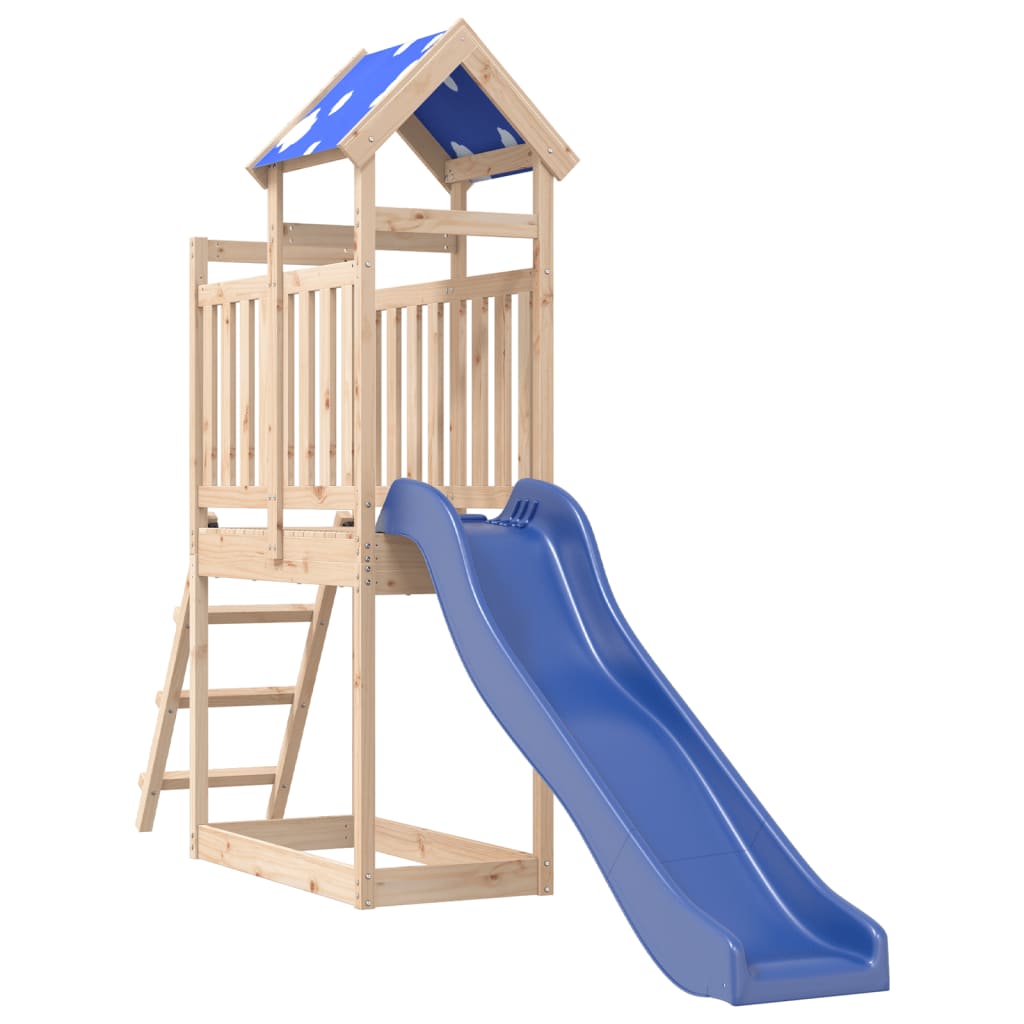 Outdoor Playset Solid Wood Pine