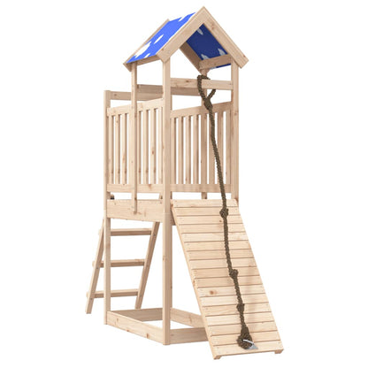 Outdoor Playset Solid Wood Pine