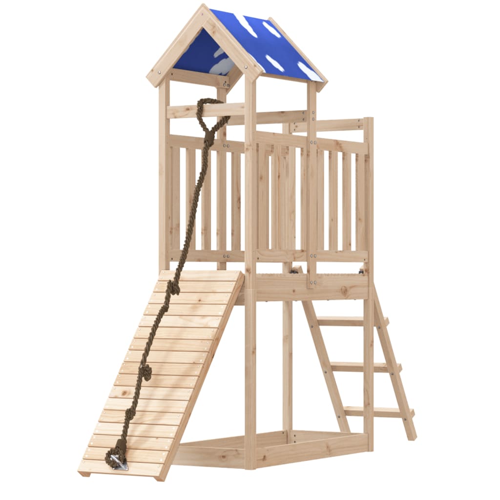 Outdoor Playset Solid Wood Pine