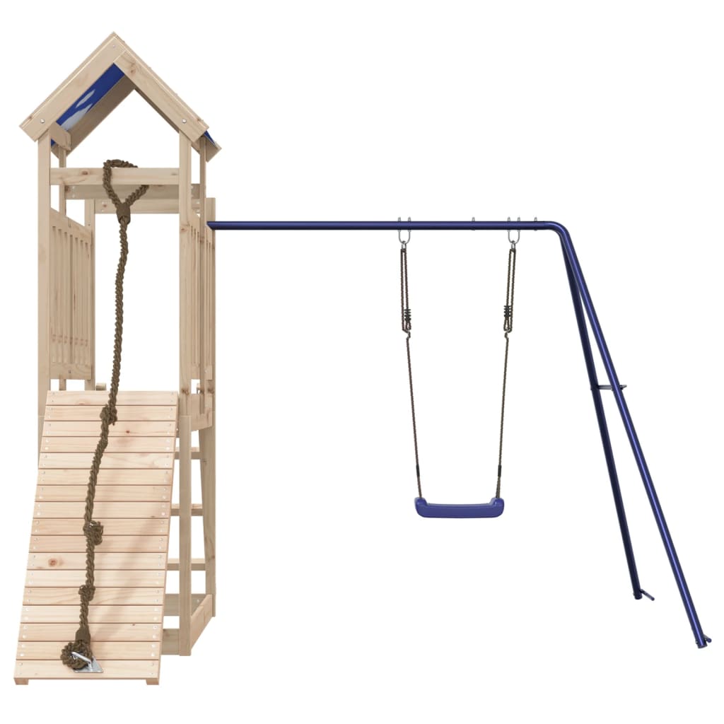 Outdoor Playset Solid Wood Pine