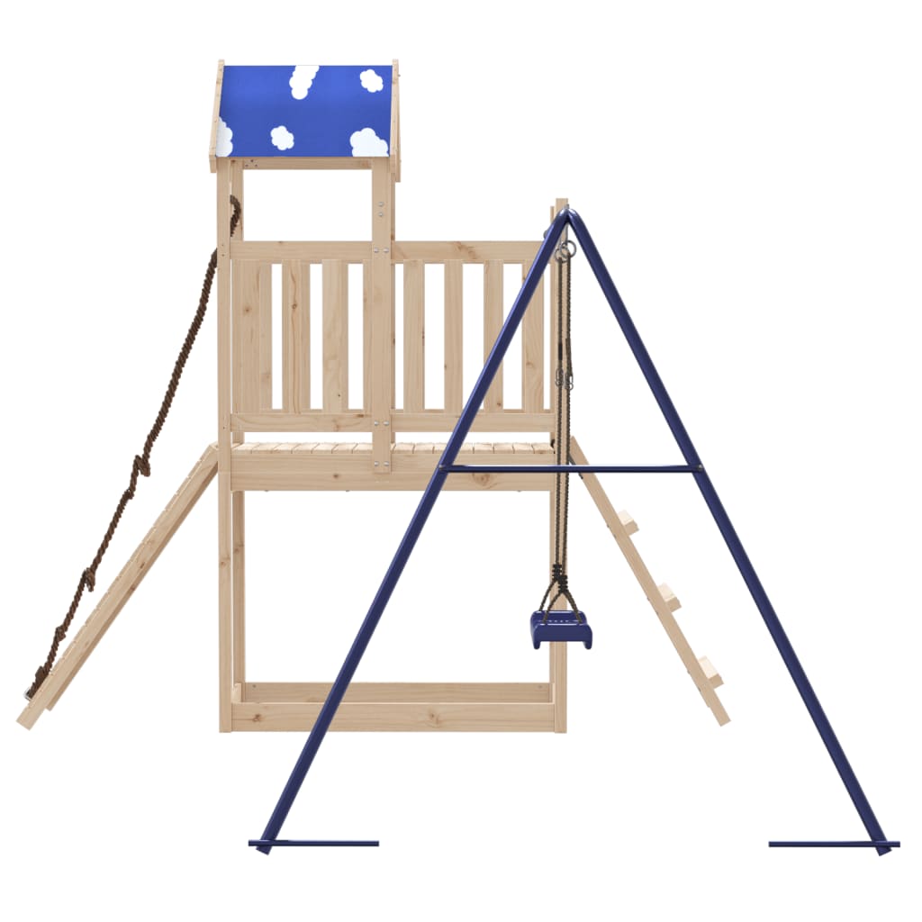 Outdoor Playset Solid Wood Pine