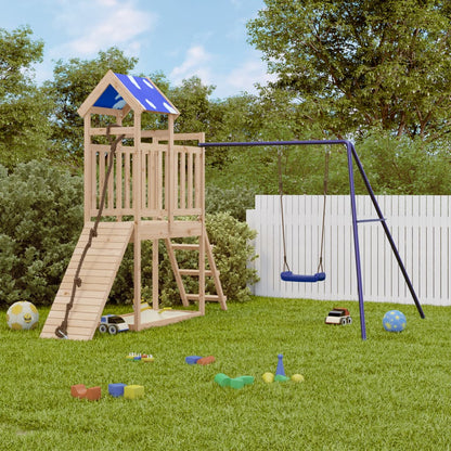 Outdoor Playset Solid Wood Pine