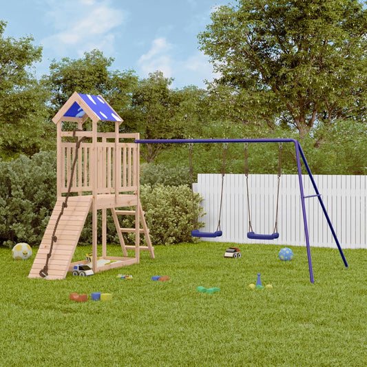 Outdoor Playset Solid Wood Pine