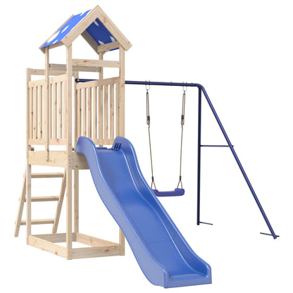 Outdoor Playset Solid Wood Pine