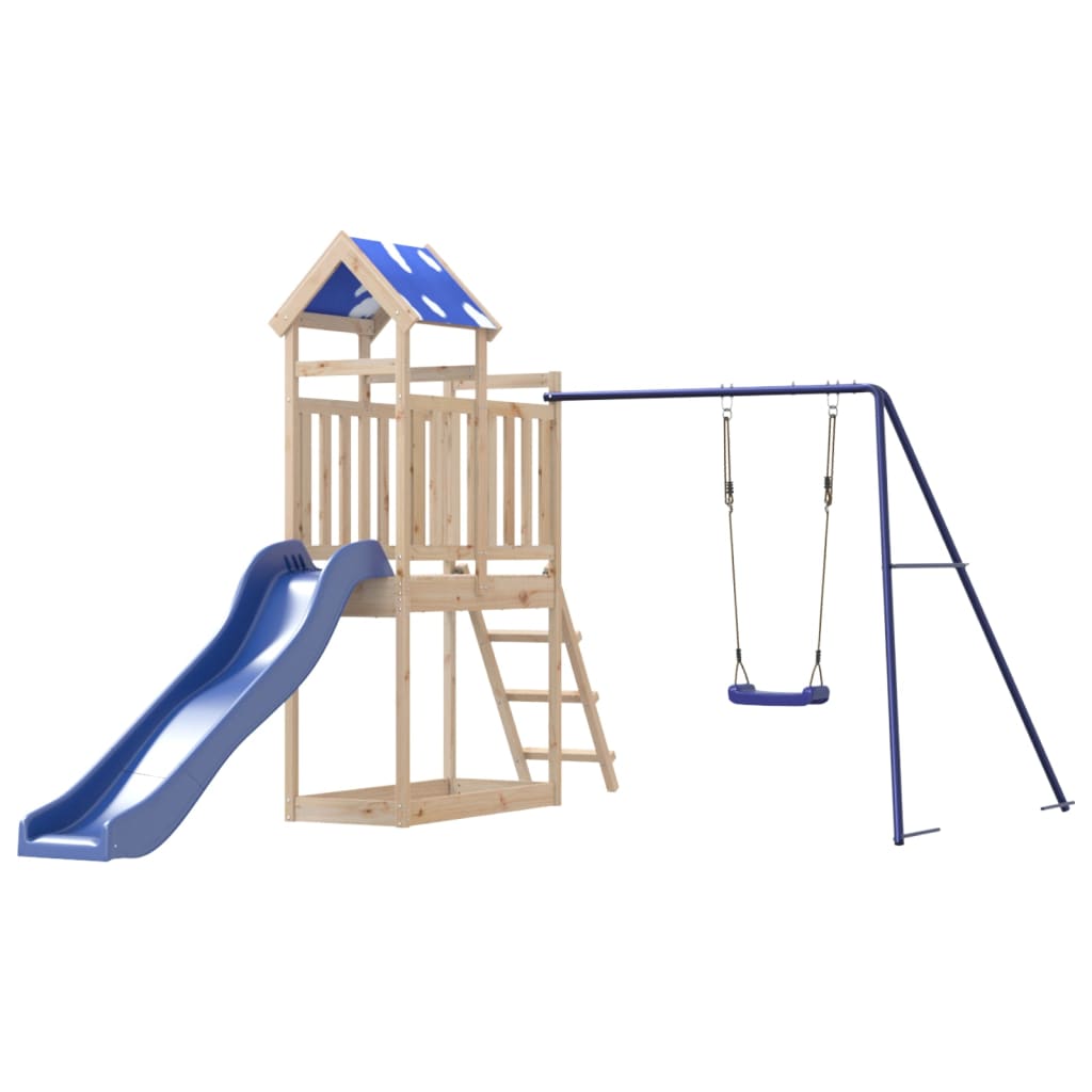 Outdoor Playset Solid Wood Pine