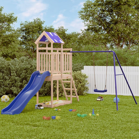 Outdoor Playset Solid Wood Pine