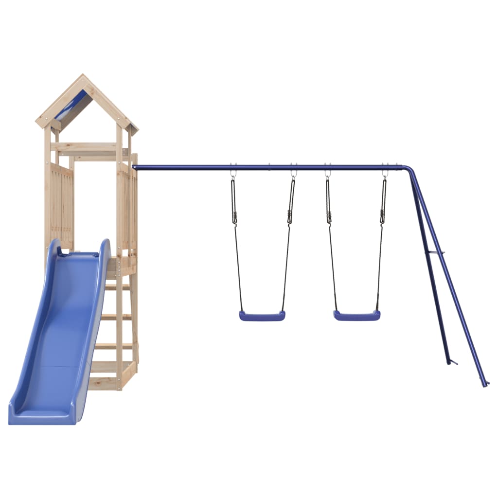 Outdoor Playset Solid Wood Pine