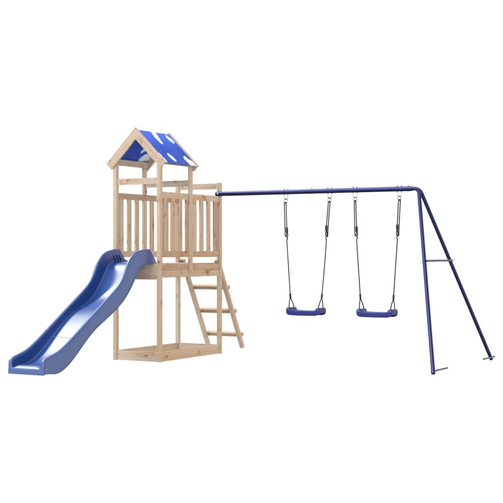 Outdoor Playset Solid Wood Pine