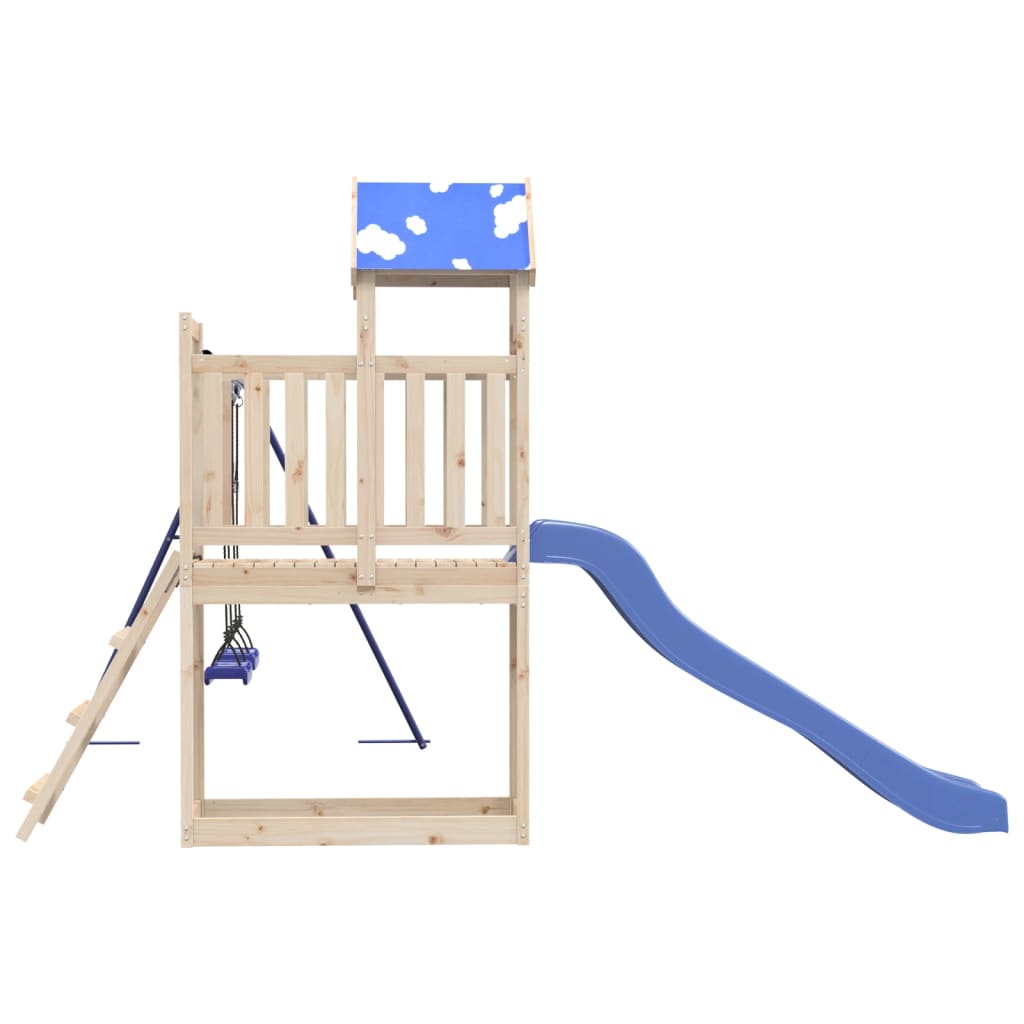 Outdoor Playset Solid Wood Pine