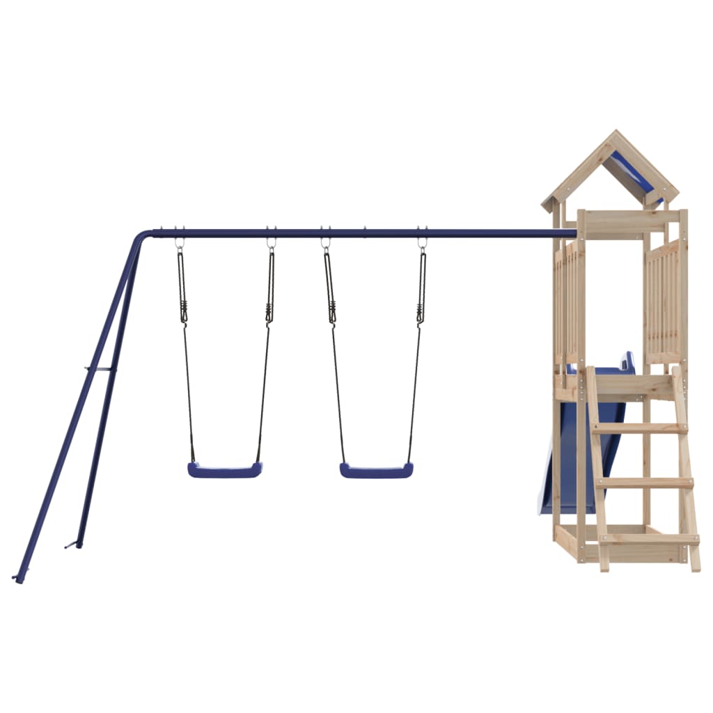 Outdoor Playset Solid Wood Pine