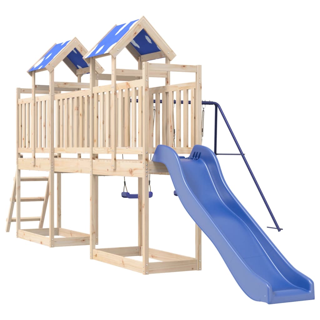 Outdoor Playset Solid Wood Pine