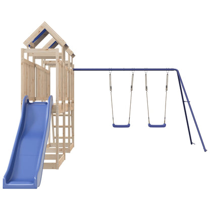 Outdoor Playset Solid Wood Pine