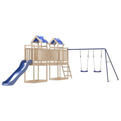 Outdoor Playset Solid Wood Pine