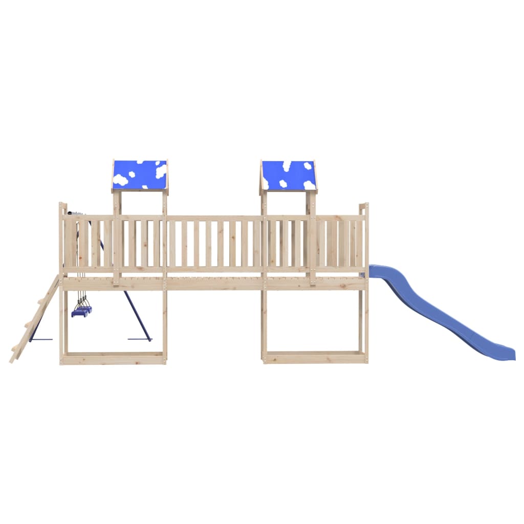 Outdoor Playset Solid Wood Pine