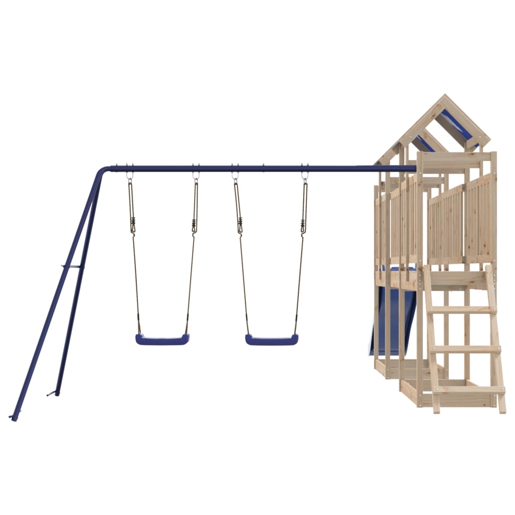 Outdoor Playset Solid Wood Pine