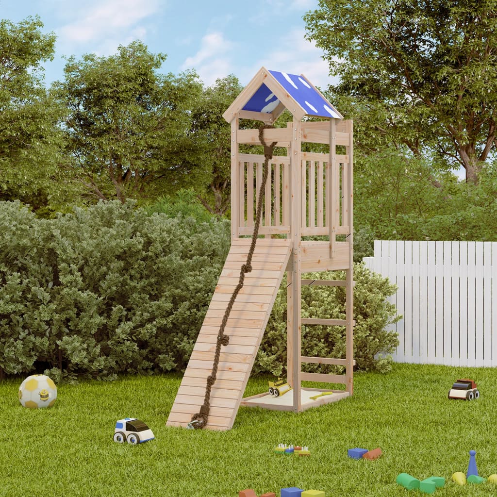 Outdoor Playset Solid Wood Pine