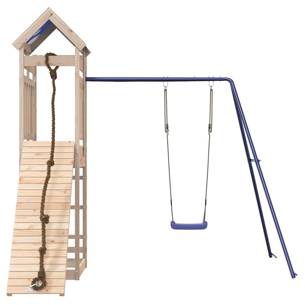 Outdoor Playset Solid Wood Pine