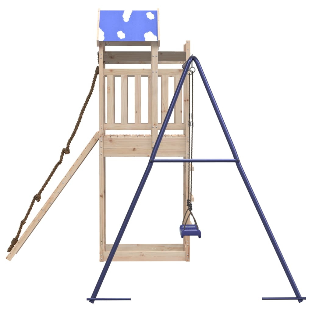 Outdoor Playset Solid Wood Pine