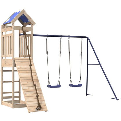 Outdoor Playset Solid Wood Pine