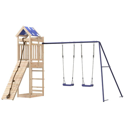 Outdoor Playset Solid Wood Pine